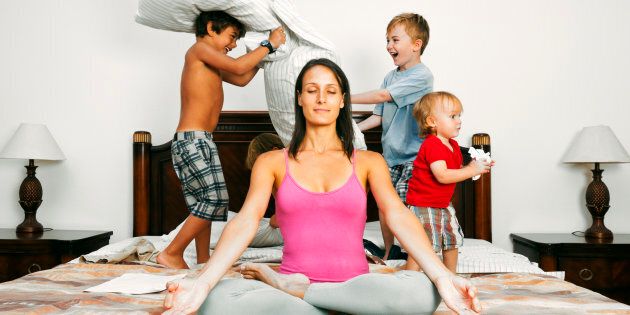 Mindfulness can help parents roll with the punches.