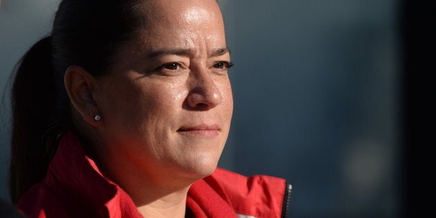 Former justice minister Jody Wilson-Raybould walks from West Block on Parliament Hill in Ottawa on Feb. 28, 2019.