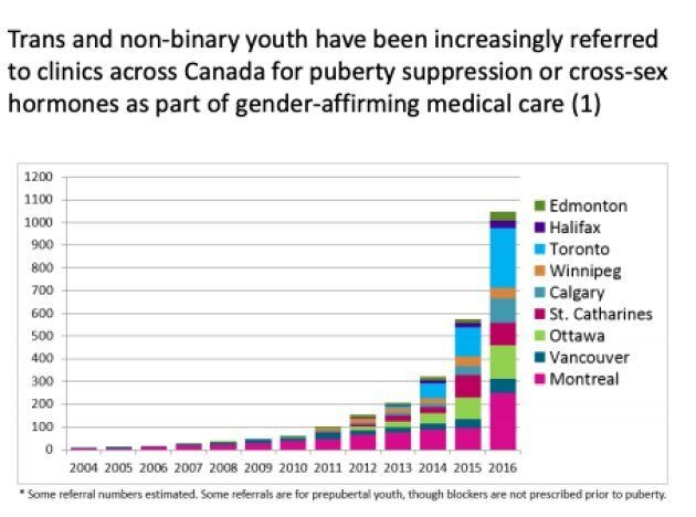 Trans Youth Can has been monitoring the number of trans and non-binary Canadian youth who are referred to gender clinics.