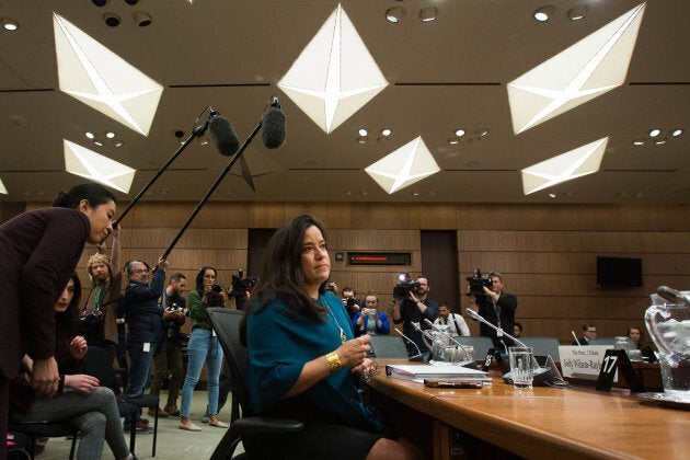 Former Canadian Justice Minister Jody Wilson-Raybould arrives to give her testimony about the SNC-Lavalin affair on Feb. 27, 2019.