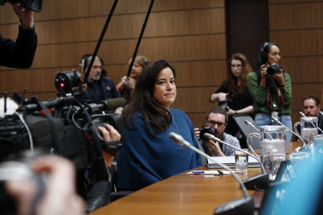 Jody Wilson-Raybould, former attorney general, arrives to testify before the House of Commons justice committee on Parliament Hill in Ottawa on Feb. 27, 2019.