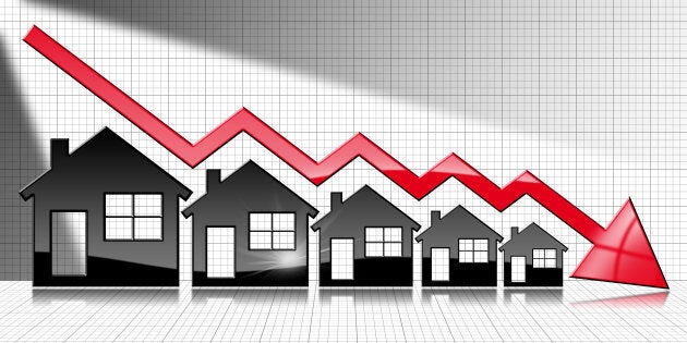 Housing market slumps like the one Canada is seeing usually happen in recessions, BMO says.