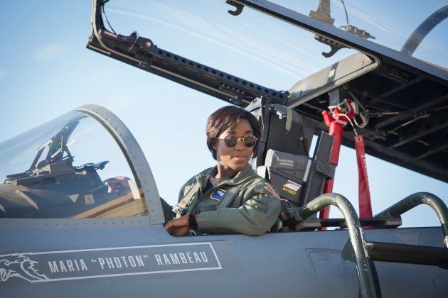 In "Captain Marvel," Lashana Lynch plays Maria Rambeau, a U.S. fighter pilot, mother and best friend to Carol Danvers, A.K.A. Captain Marvel.