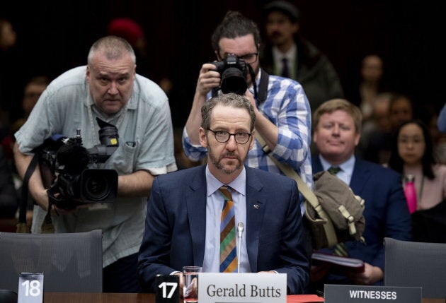 Gerald Butts, former principal secretary to Prime Minister Justin Trudeau, prepares to appear before the Standing Committee on Justice and Human Rights regarding the SNC Lavalin Affair in Ottawa on March 6, 2019.