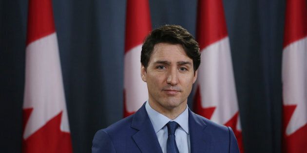 Prime Minister Justin Trudeau attends a news conference on Mar. 7, 2019 in Ottawa.