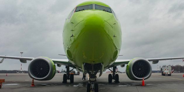 A new Boeing 737 MAX 8 operated by S7 Airlines at Pulkovo International Airport, Saint Petersburg, Russia, Nov. 11, 2018.