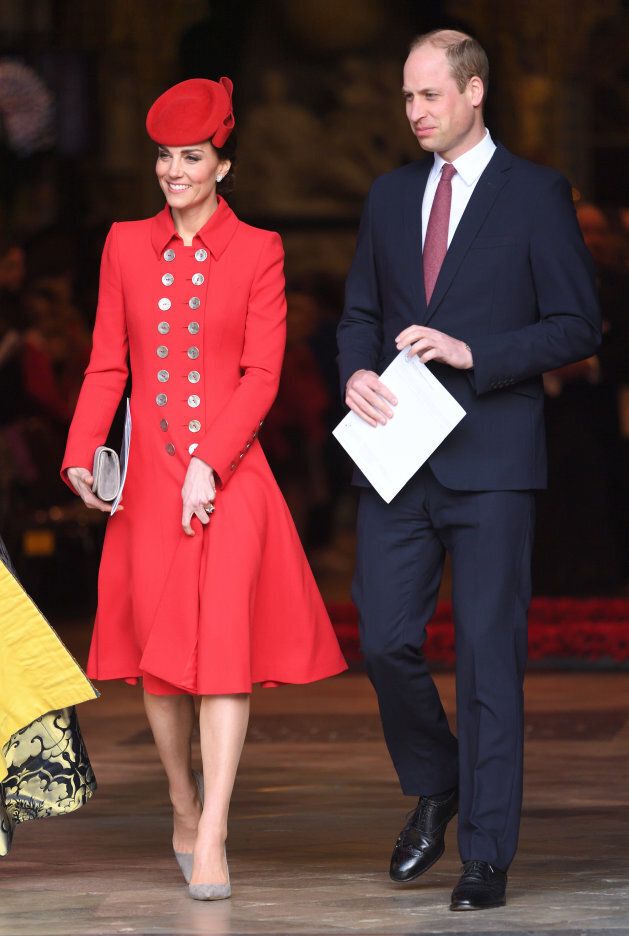 The Duke and Duchess of Sussex at Westminster Abbey on Monday.