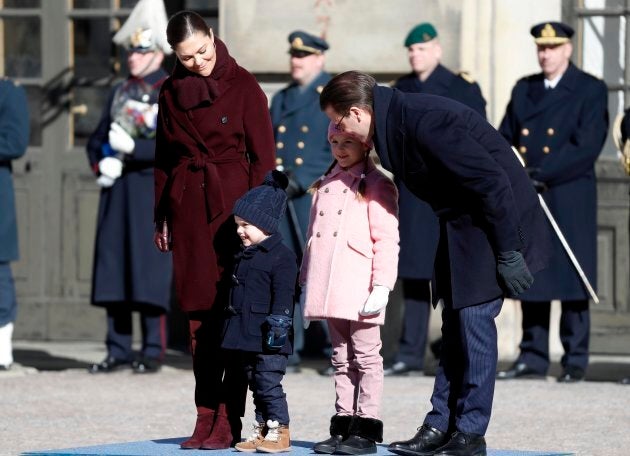 Princess Victoria of Sweden, probably telling Oscar through gritted teeth that, FINE, he can have a pony.