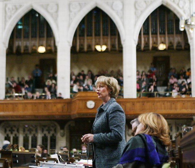 Judy Sgro responds to questions in the House of Commons on Nov. 25, 2004.