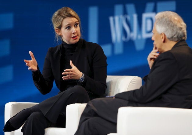 Elizabeth Holmes, founder and CEO of Theranos on Oct. 21, 2015. R