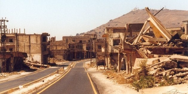 The ruins of Al Qunaytirah, my family's ancestral home.