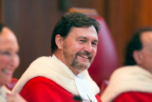 Richard Wagner smiles during a ceremony marking his appointment as chief justice of the Supreme Court of Canada in Ottawa on Feb. 5, 2018.