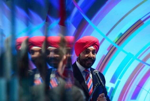 Innovation, Science and Economic Development Minister Navdeep Bains takes part in a technology event in Ottawa on May 8, 2017. His department is responsible for "Connect to Innovate."