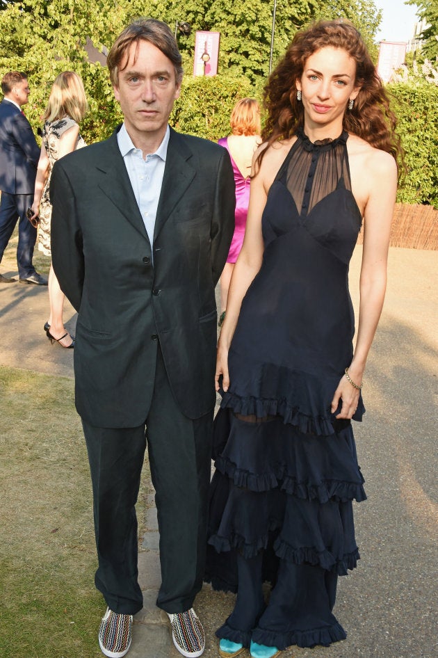 David, Marquess of Cholmondeley, and his wife Rose attend The Serpentine Gallery summer party at The Serpentine Gallery on July 2, 2015 in London, England.