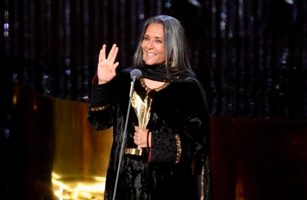 Deepa Mehta tells the audience at the Canadian Screen Awards to "Live long and prosper, and kick ass."