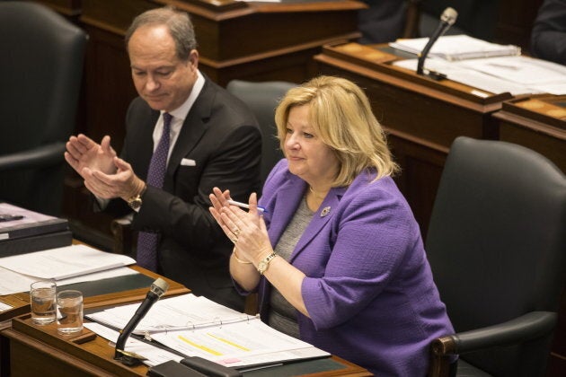 Ontario Education Minister Lisa Thompson attends Question Period at the provincial legislature in Toronto on March 26, 2019.