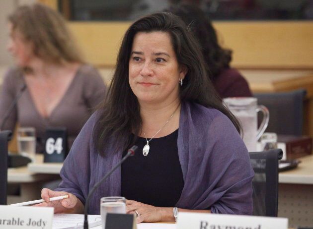 Jody Wilson-Raybould appears at the Senate legal and constitutional affairs committee on June 20, 2018.