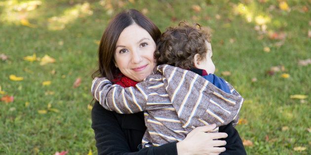 Natalie Stechyson and her son, who is loved more than anything but may be a