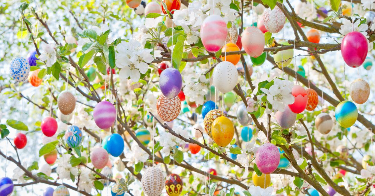 Easter Egg Tree Decoration Ideas To Brighten Up Your House For - easter egg tree decoration ideas to brighten up your house for spring