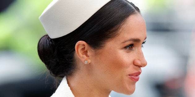 Meghan, Duchess of Sussex attends the 2019 Commonwealth Day service at Westminster Abbey on Mar. 11, 2019 in London, England. The Duchess is due to give birth in late April or early May.