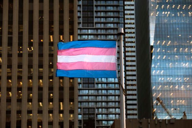 The Transgender community raised the flag for Transgender Day of Remembrance at Toronto City Hall on Nov. 20, 2018