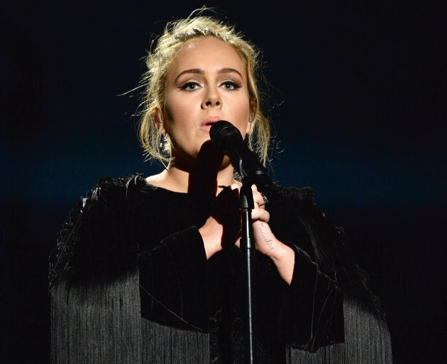 Adele performs onstage during The 59th Grammy Awards at Staples Center on February 12, 2017 in Los Angeles, California.