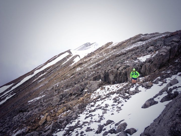 Running in Canmore, Alta. in 2014.