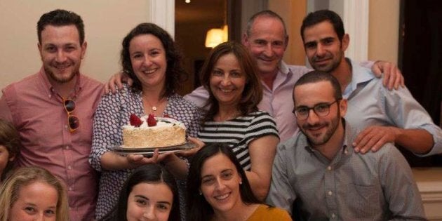 Or Har-Gil's Passover/birthday celebrations with her family three years ago.