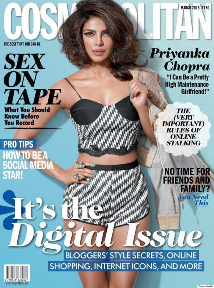 Priyanka Chopra Is A Total Bombshell On The Cover Of Cosmopolitan India ...