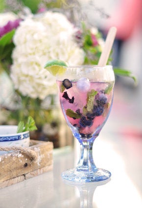 Blueberry Mojitos