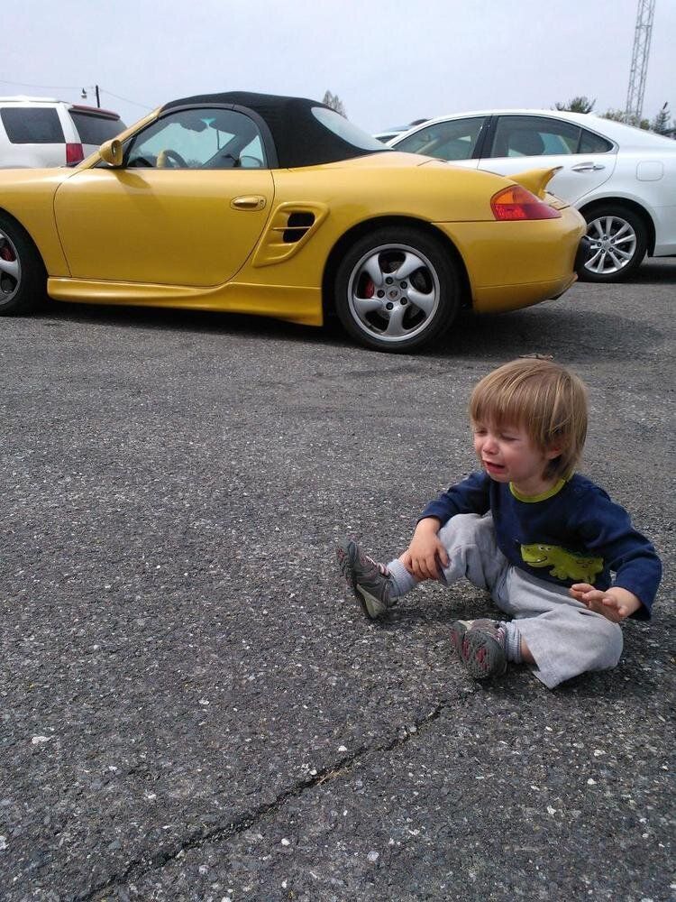 We would not let him drive this Porsche.