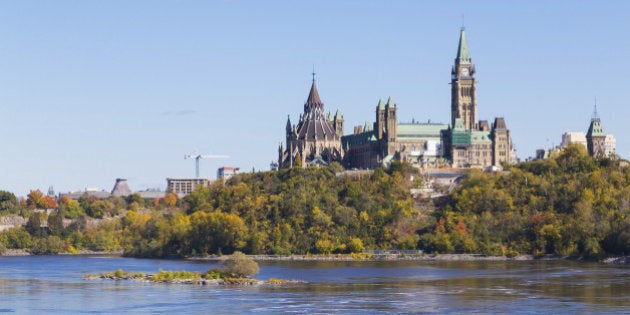 Parliament Hill from the west during the day