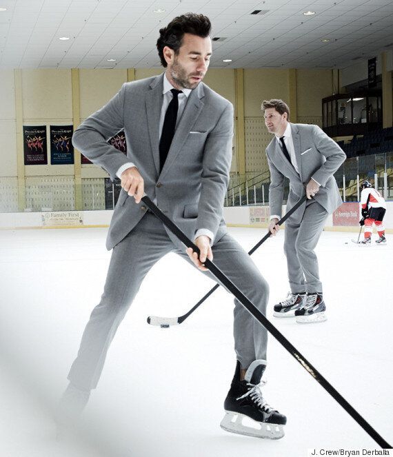 Why do Hockey Players Wear Suits?