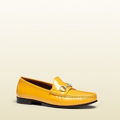 Yellow Leather Loafer