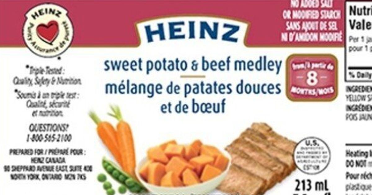 Heinz Baby Food Recall Expands, Now Includes Sweet Potato And Beef