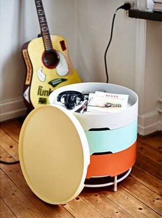 Finally, an end table that can hide several layers of random junk.
