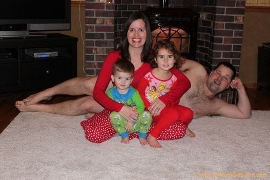 Awkward family shop christmas photos