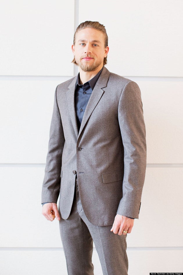 Charlie Hunnam Looks Dapper As Hell At Calvin Klein Show