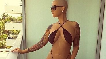 amber rose bathing suit