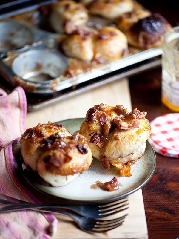 Bacon And Jam Mini Monkey Bread