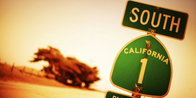 Pacific Coast Highway Road Sign