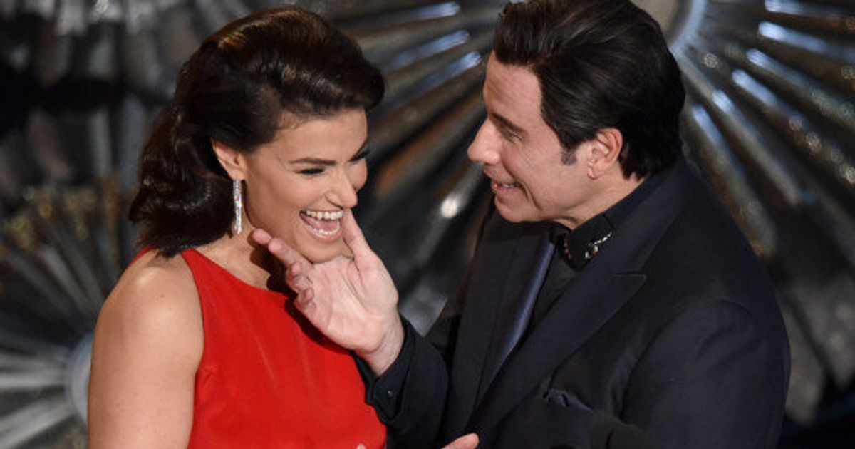 John Travolta And Idina Menzel Reunite In Yet Another Strange Oscars