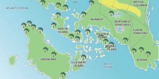 This Upside Down Canada Map Looks Like A Tropical Paradise