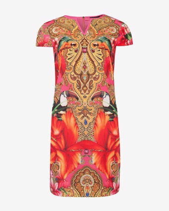 Ted Baker Paisley Toucan Tunic Dress