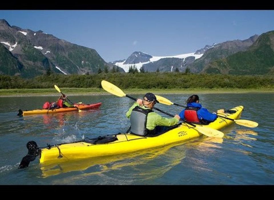 Kayaking within Kenai Fjords National Park