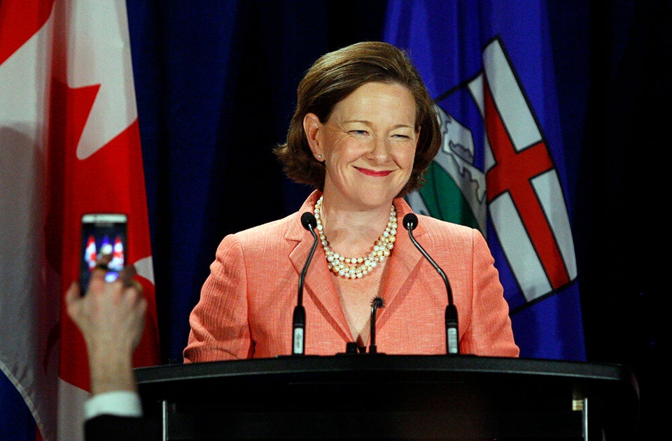 Alberta Premier Alison Redford