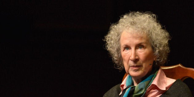 CAMBRIDGE, MA - MAY 01: Canadian Author Margaret Atwood receives the 2014 Harvard Arts Medal at Harvard University on May 1, 2014 in Cambridge, Massachusetts. (Photo by Paul Marotta/Getty Images)