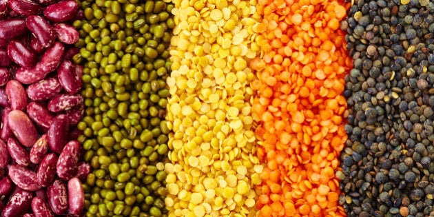 ranks of various legumes red...