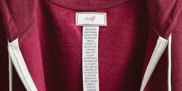 These Powerful Labels Show The True Stories Behind The Making Of A Clothing Item | HuffPost Canada