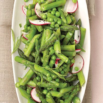 Asparagus, Peas And Radishes With Fresh Tarragon